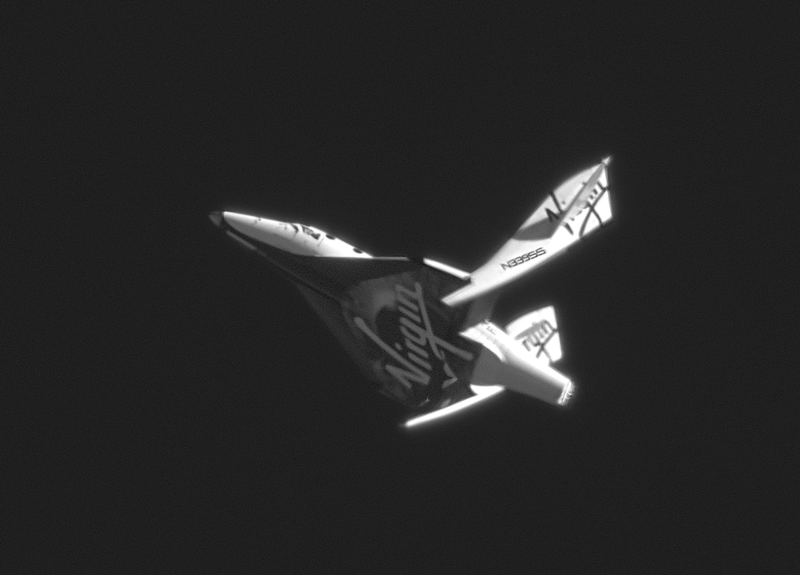 Illustration for article titled SpaceShipTwo's Descent System Deployed "Without Being Commanded"